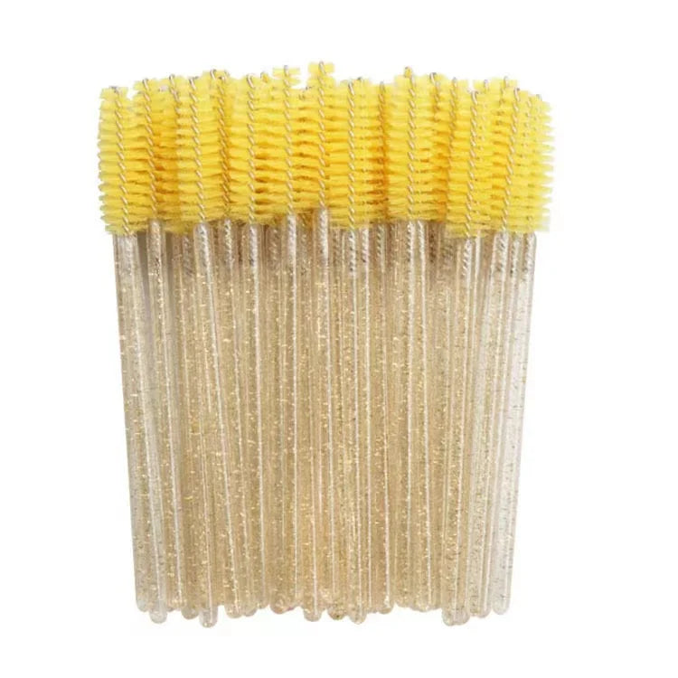 Crystal Shine Eyelashes Brushes Private logo Diamond Eyelashes Lashes Mascara Brush