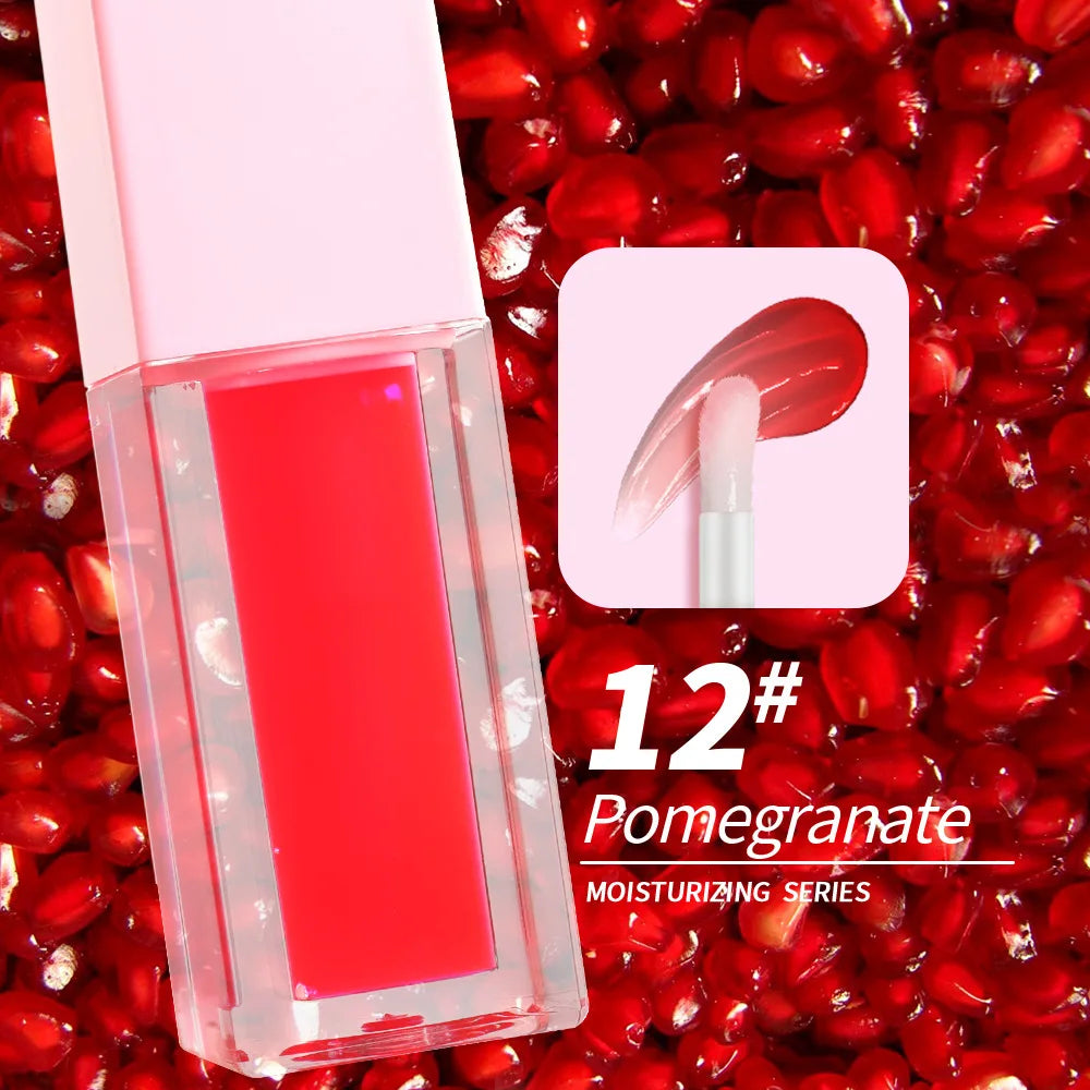Wholesale Vegan Mineral Moisturizing Plump Lip Oil Gloss Custom Private Label