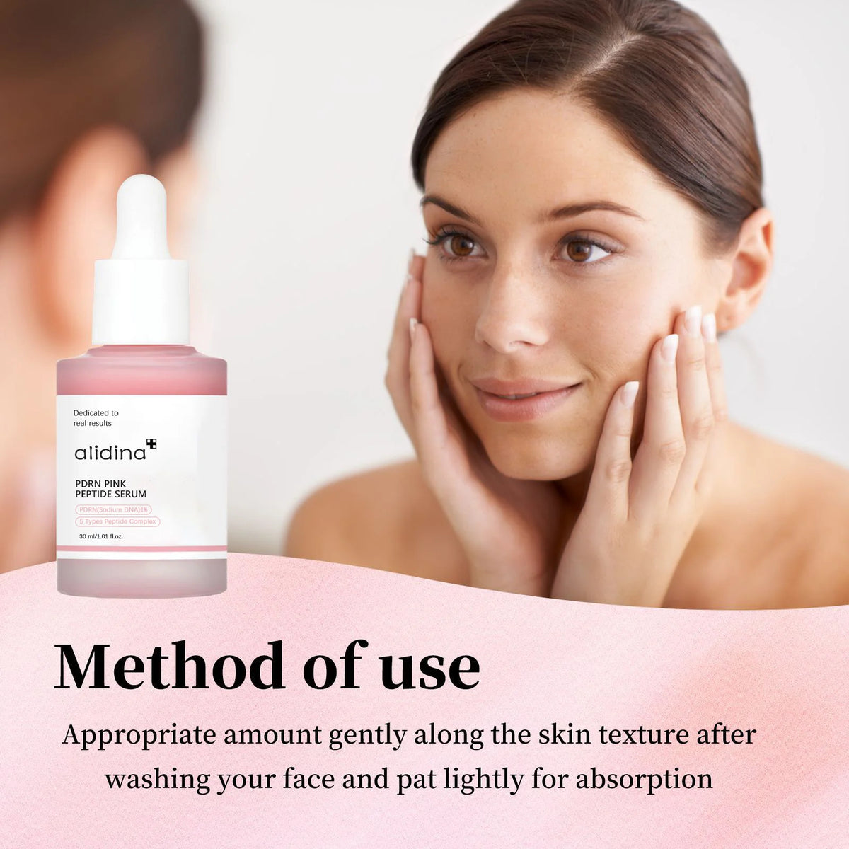 PDRN Salmon DNA Facial Serum Anti-Wrinkle Whitening Face Essence Pore Shrinking Wrinkle Vegan Firming Korean Skincare a