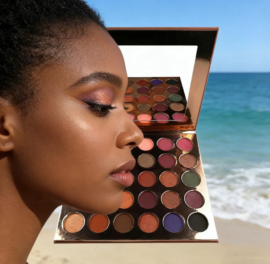 High Quality Custom Logo Private Label 30 Colors Eyeshadow Palette Wholesale Cruelty-Free Lasting Makeup Shimmer  Eye Shadow