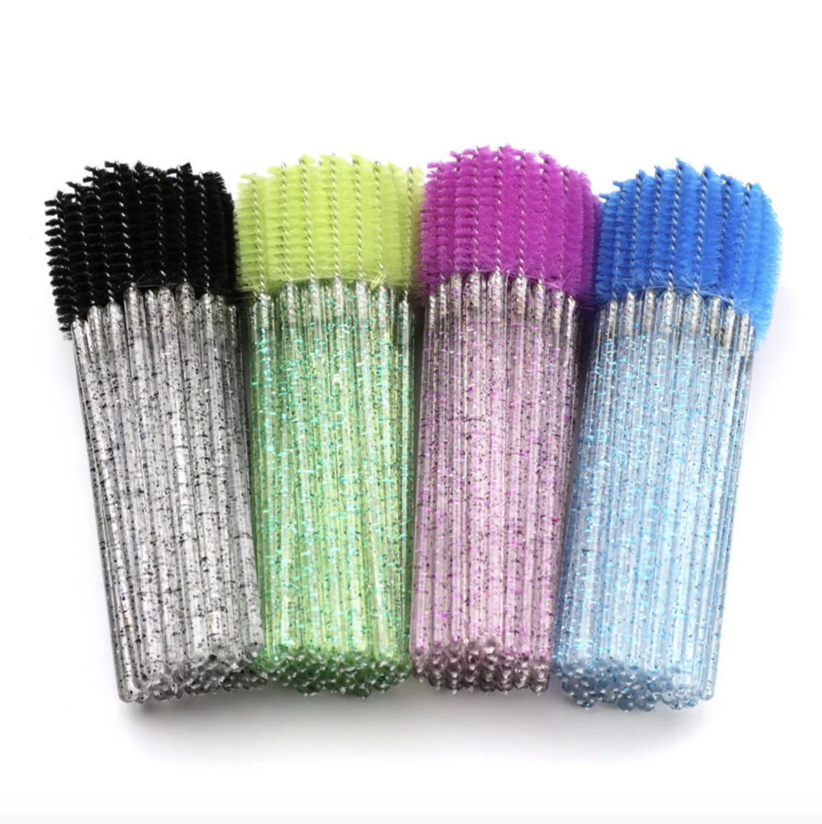 Crystal Shine Eyelashes Brushes Private logo Diamond Eyelashes Lashes Mascara Brush