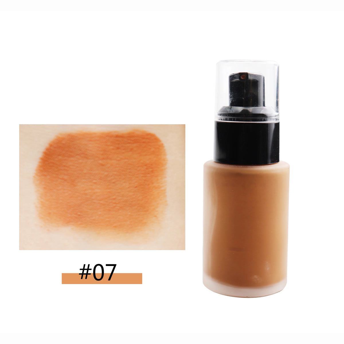 OEM 12-Color Liquid Foundation and Face Concealer Makeup Best Waterproof Powder Foundation for All Skin Tone