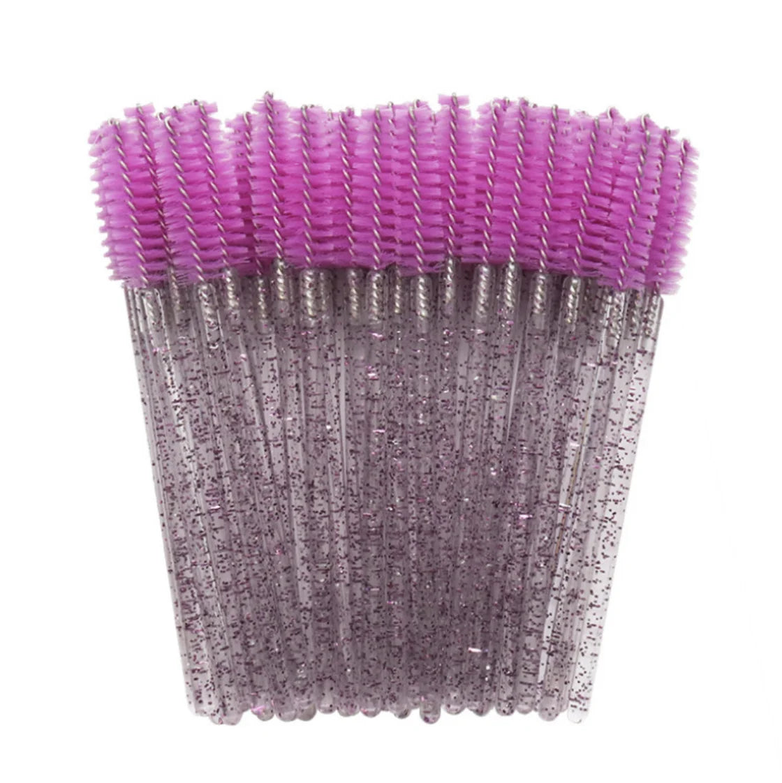 Crystal Shine Eyelashes Brushes Private logo Diamond Eyelashes Lashes Mascara Brush