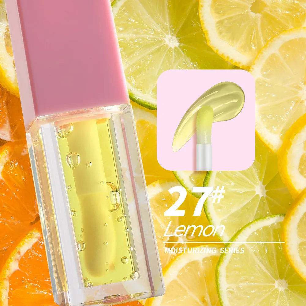 Wholesale Vegan Mineral Moisturizing Plump Lip Oil Gloss Custom Private Label