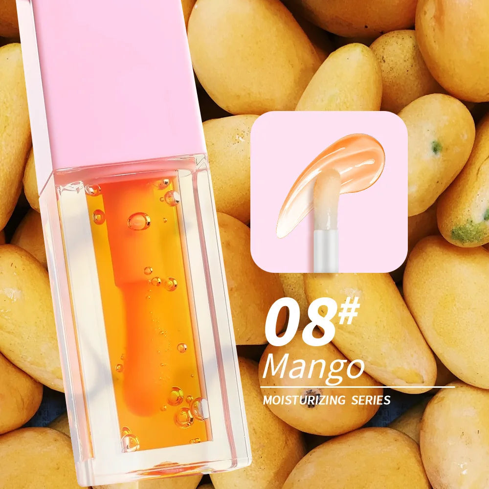 Wholesale Vegan Mineral Moisturizing Plump Lip Oil Gloss Custom Private Label
