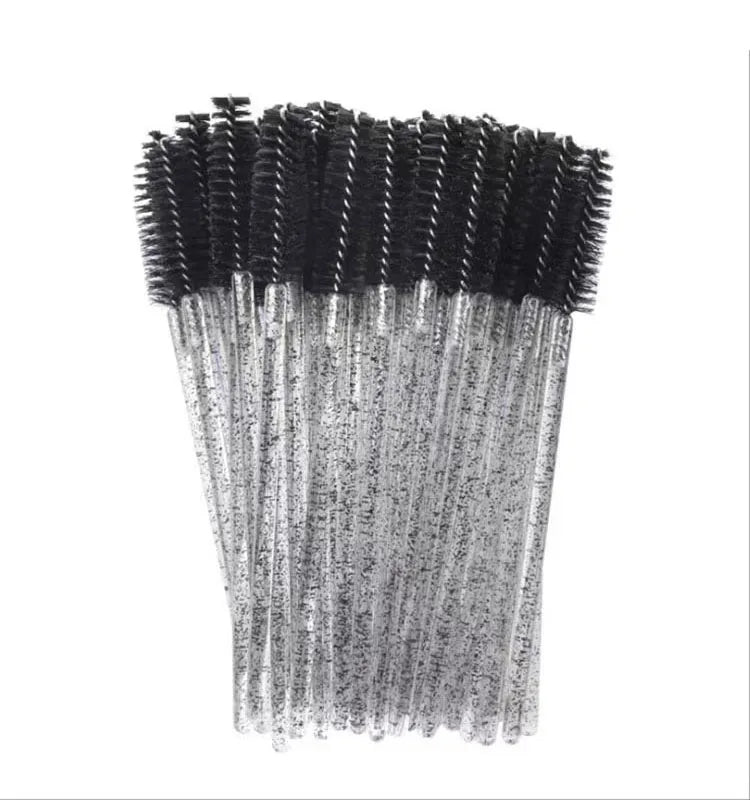 Crystal Shine Eyelashes Brushes Private logo Diamond Eyelashes Lashes Mascara Brush