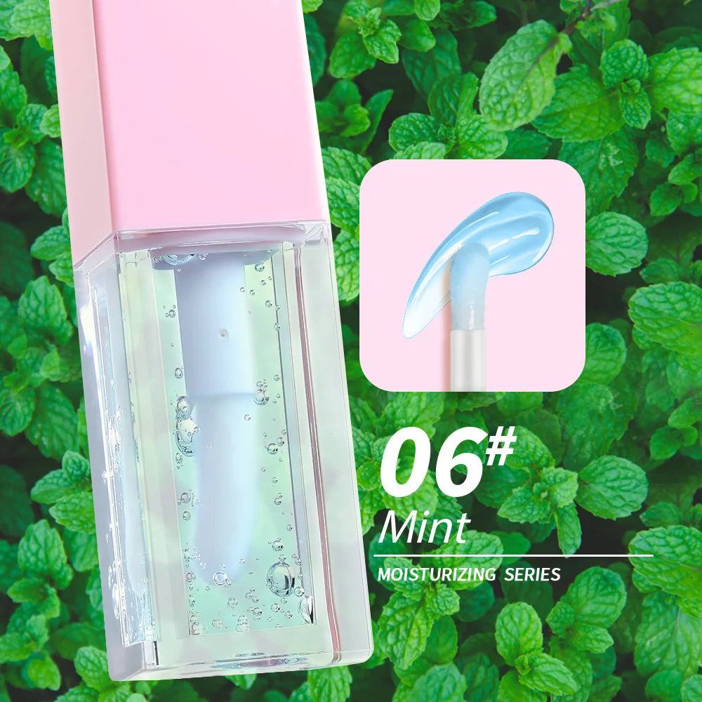 Wholesale Vegan Mineral Moisturizing Plump Lip Oil Gloss Custom Private Label
