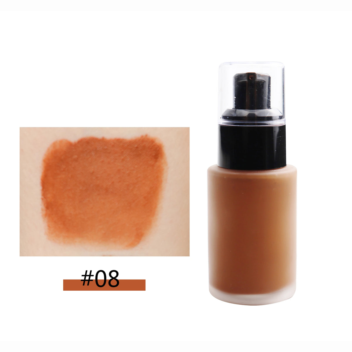 OEM 12-Color Liquid Foundation and Face Concealer Makeup Best Waterproof Powder Foundation for All Skin Tone