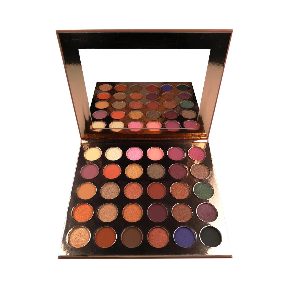 High Quality Custom Logo Private Label 30 Colors Eyeshadow Palette Wholesale Cruelty-Free Lasting Makeup Shimmer  Eye Shadow