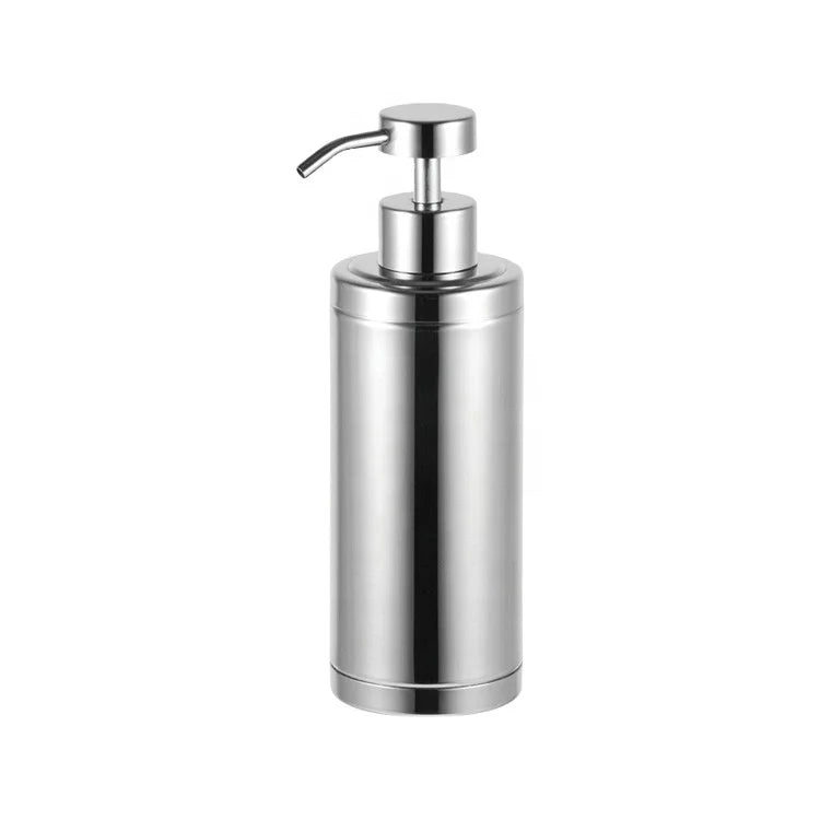 Custom Stainless Steel 200Ml 250Ml 300Ml Hand Wash Liquid Dispenser Lotion Pump Bottle Matte Top-Filling Wholesale Personal Care