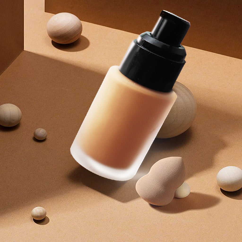 OEM 12-Color Liquid Foundation and Face Concealer Makeup Best Waterproof Powder Foundation for All Skin Tone