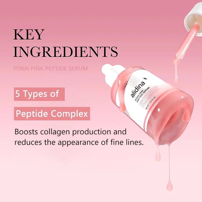 PDRN Salmon DNA Facial Serum Anti-Wrinkle Whitening Face Essence Pore Shrinking Wrinkle Vegan Firming Korean Skincare a