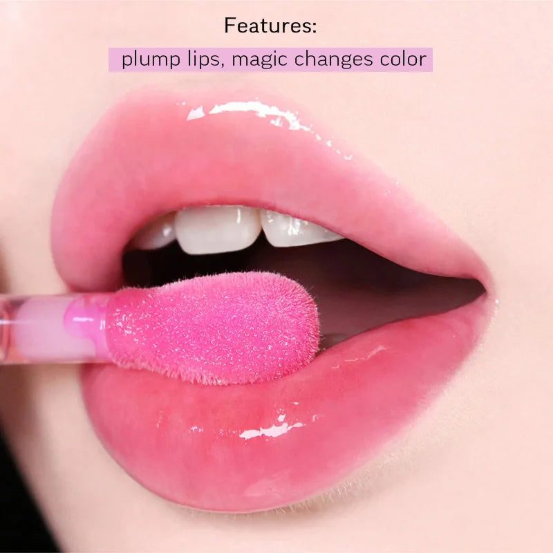 Wholesale Vegan Mineral Moisturizing Plump Lip Oil Gloss Custom Private Label