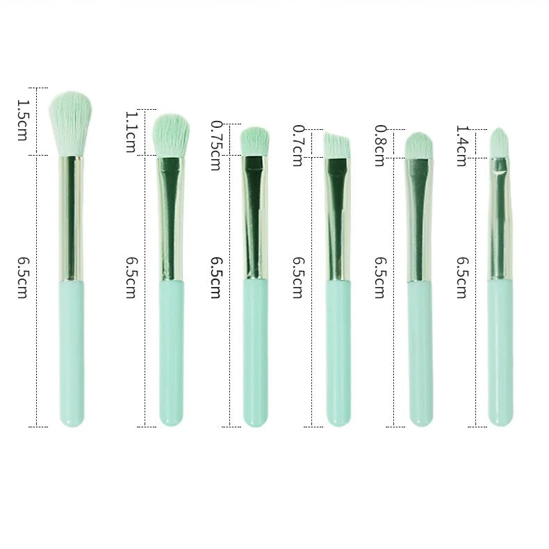 High Quality Customizable  Guangzhou  Mini Makeup Brushes Custom Logo Make up Brush Set