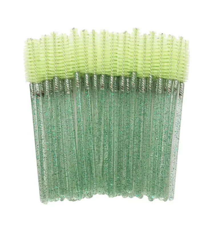 Crystal Shine Eyelashes Brushes Private logo Diamond Eyelashes Lashes Mascara Brush