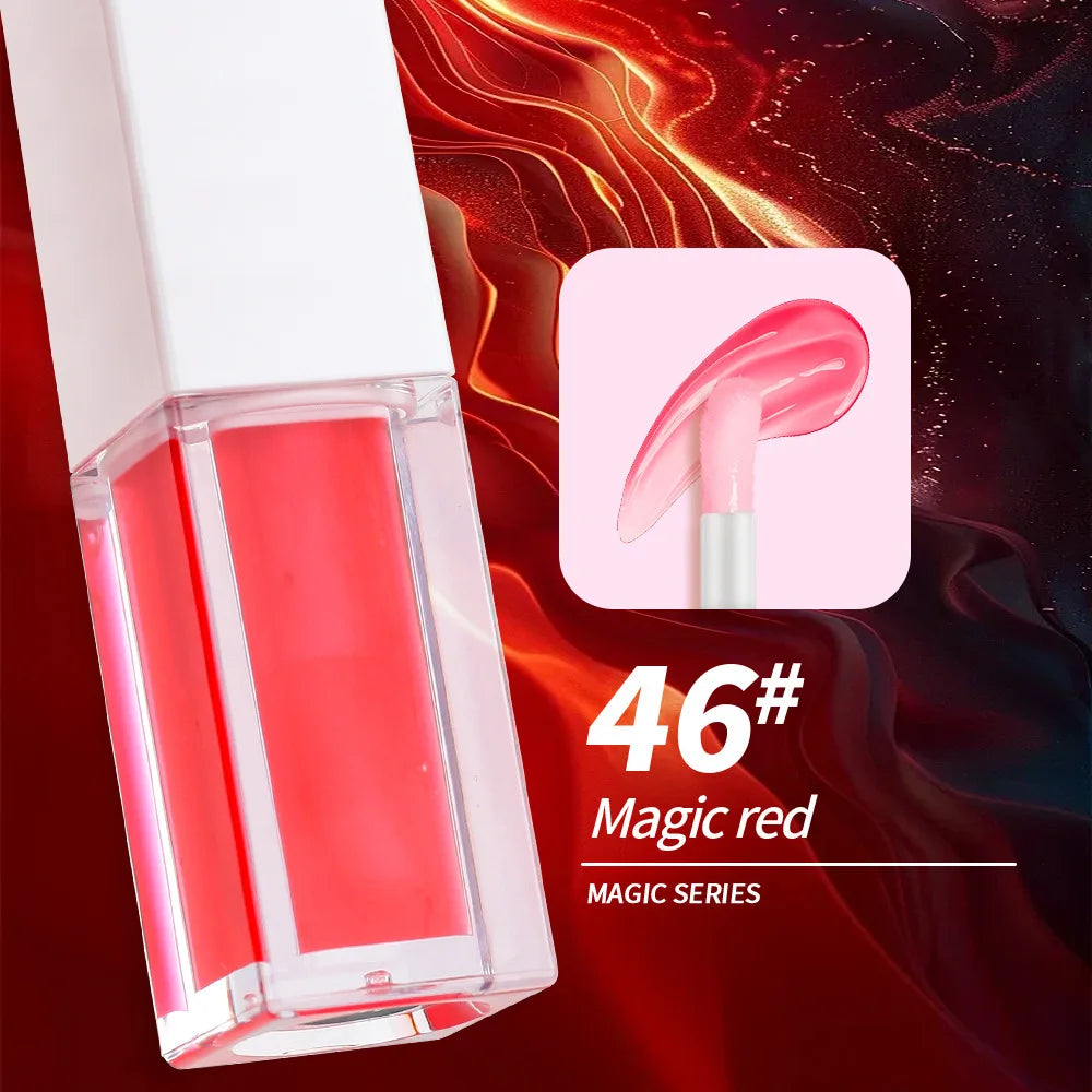 Wholesale Vegan Mineral Moisturizing Plump Lip Oil Gloss Custom Private Label