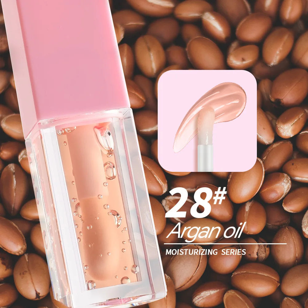 Wholesale Vegan Mineral Moisturizing Plump Lip Oil Gloss Custom Private Label