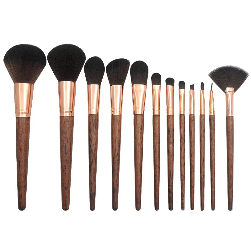 12pcs Professional Makeup Brush Set Private Label Makeup Brushes Support Customized logo