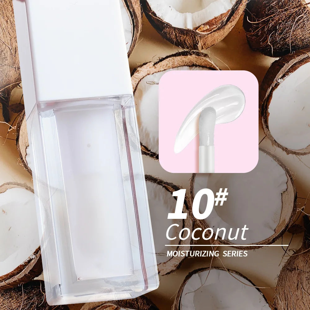 Wholesale Vegan Mineral Moisturizing Plump Lip Oil Gloss Custom Private Label
