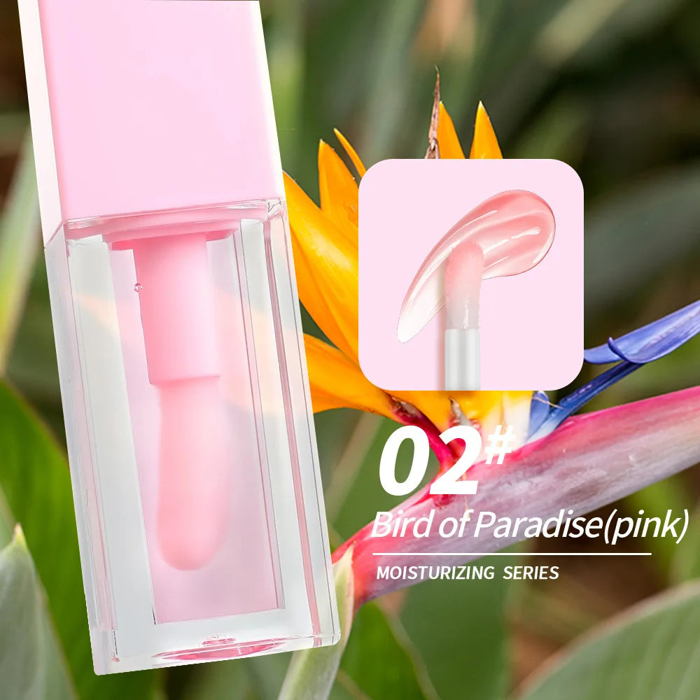 Wholesale Vegan Mineral Moisturizing Plump Lip Oil Gloss Custom Private Label