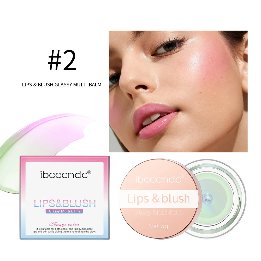 Multi Use Cruelty-free Blush Color Changing Effect Waterproof Long Lasting Blusher Lip Balm