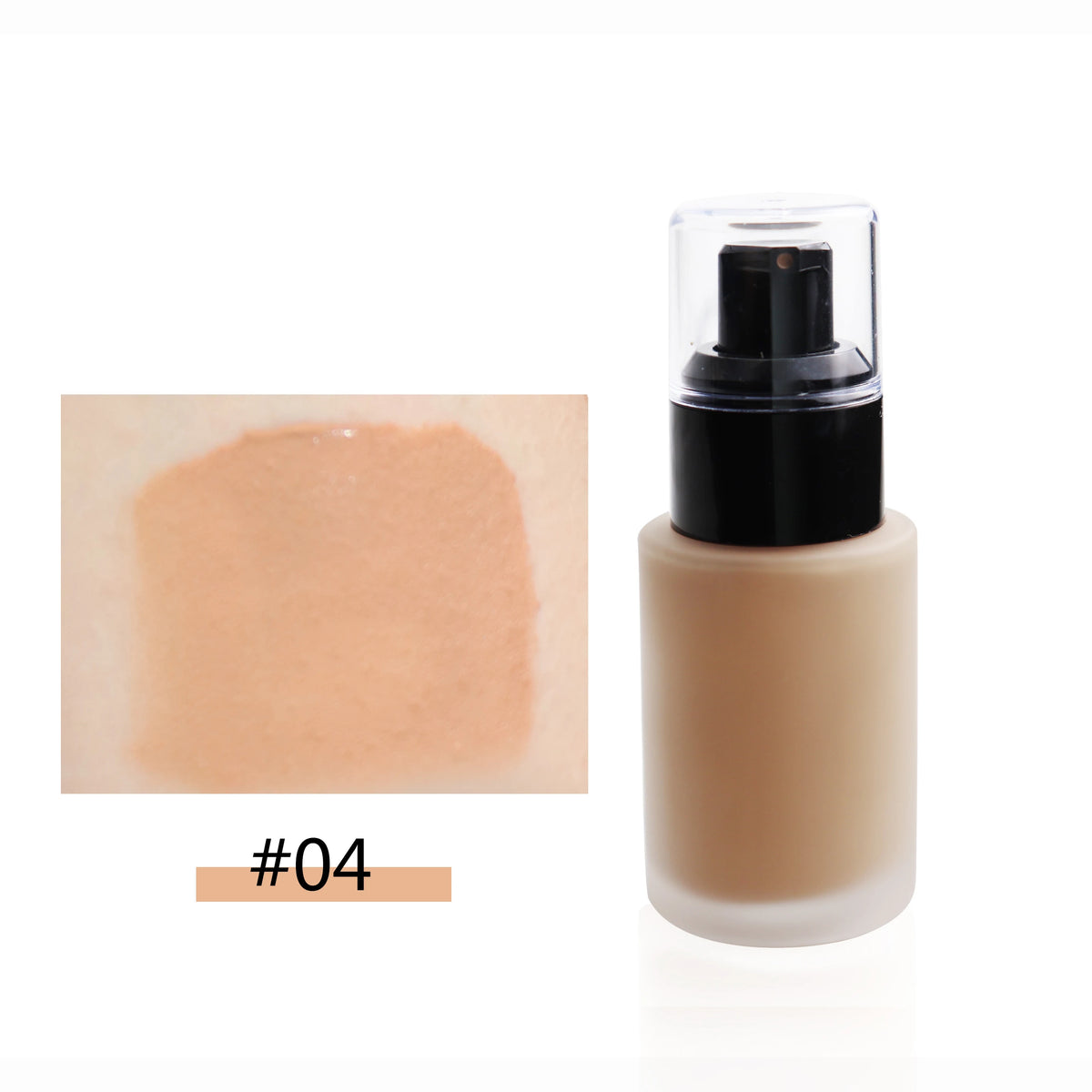 OEM 12-Color Liquid Foundation and Face Concealer Makeup Best Waterproof Powder Foundation for All Skin Tone