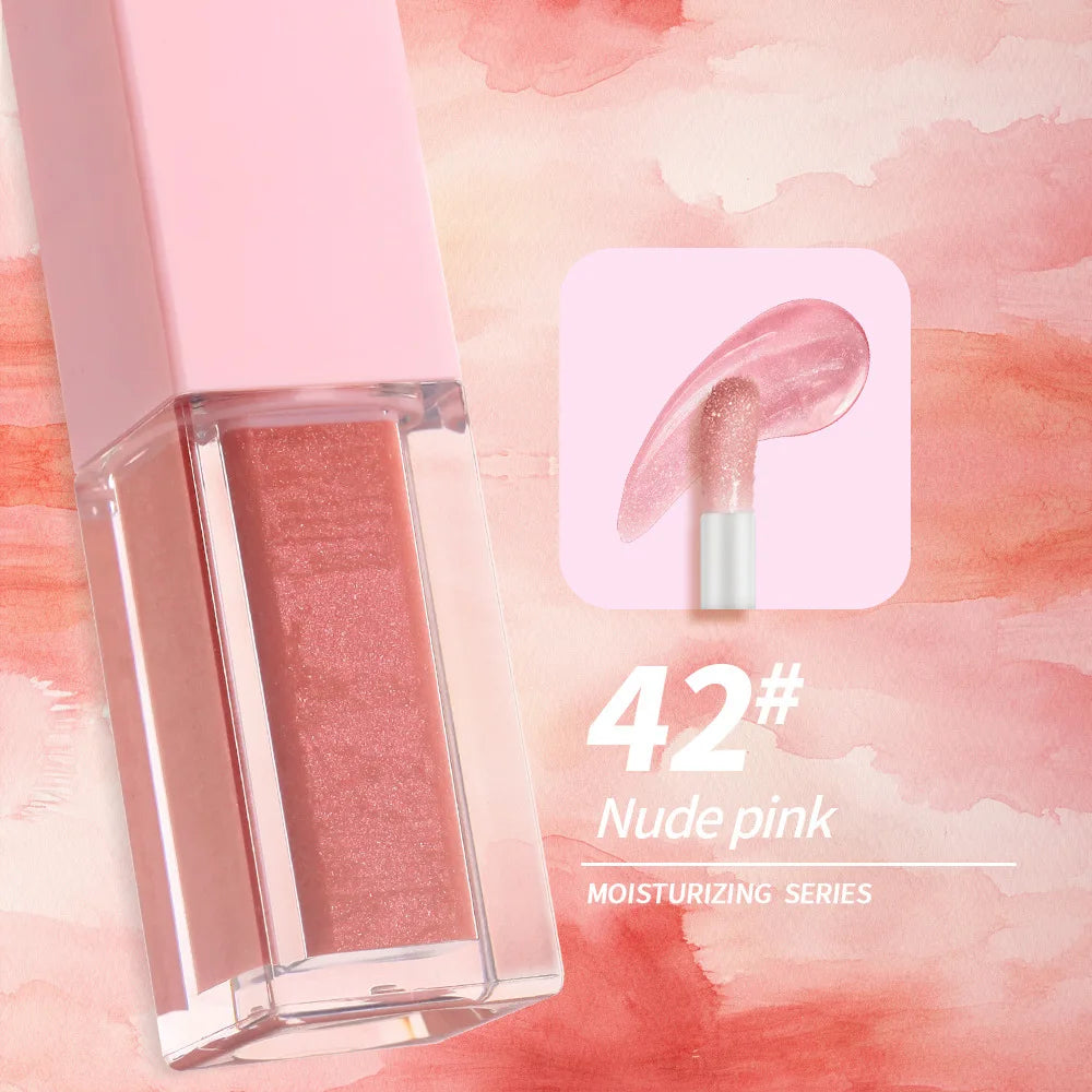 Wholesale Vegan Mineral Moisturizing Plump Lip Oil Gloss Custom Private Label