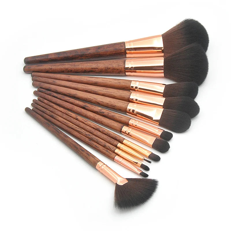 12pcs Professional Makeup Brush Set Private Label Makeup Brushes Support Customized logo