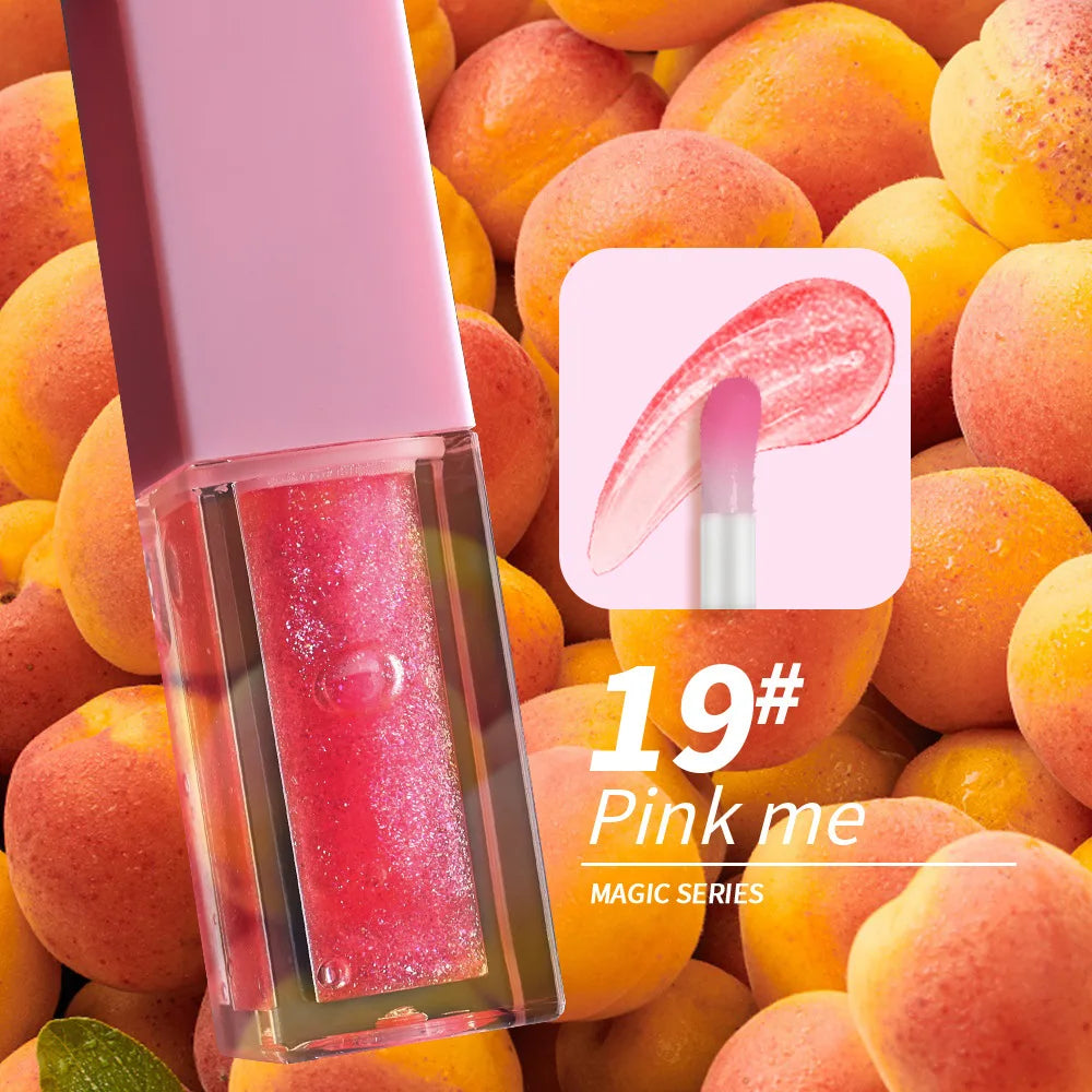Wholesale Vegan Mineral Moisturizing Plump Lip Oil Gloss Custom Private Label