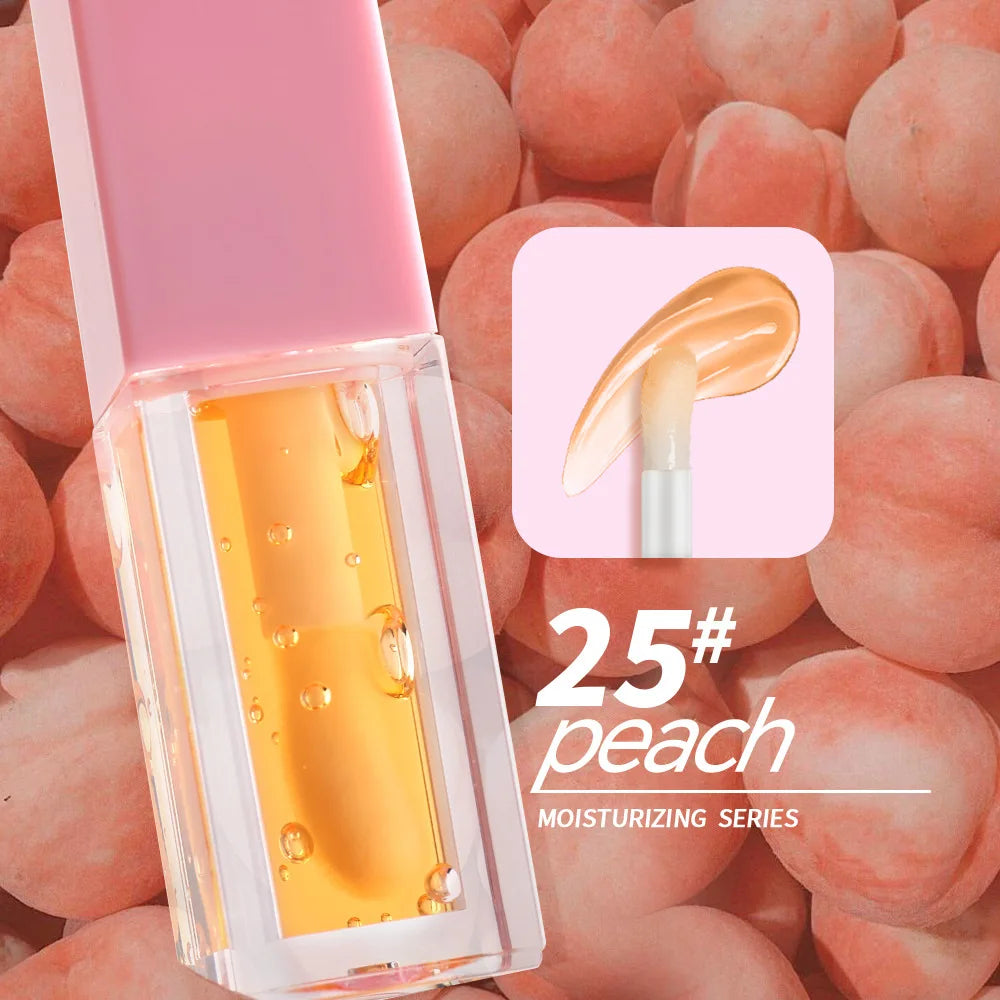 Wholesale Vegan Mineral Moisturizing Plump Lip Oil Gloss Custom Private Label