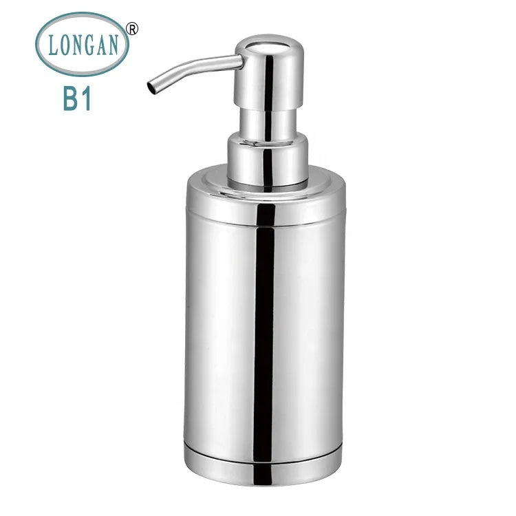 Custom Stainless Steel 200Ml 250Ml 300Ml Hand Wash Liquid Dispenser Lotion Pump Bottle Matte Top-Filling Wholesale Personal Care
