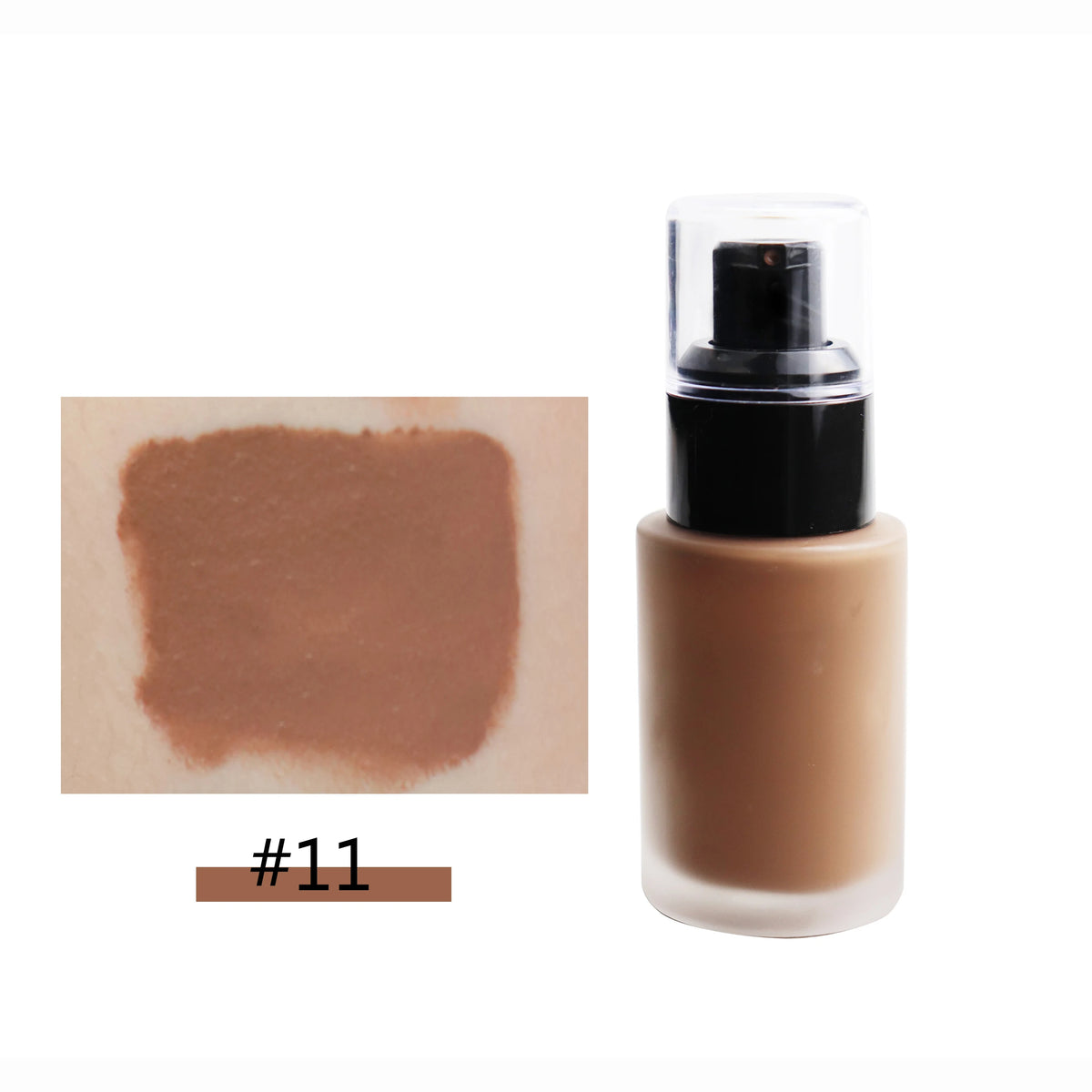 OEM 12-Color Liquid Foundation and Face Concealer Makeup Best Waterproof Powder Foundation for All Skin Tone