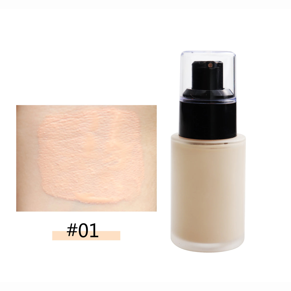 OEM 12-Color Liquid Foundation and Face Concealer Makeup Best Waterproof Powder Foundation for All Skin Tone