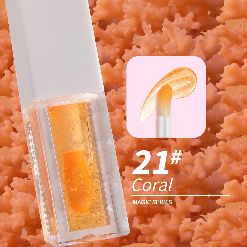 Wholesale Vegan Mineral Moisturizing Plump Lip Oil Gloss Custom Private Label