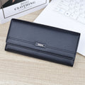 Women's Wallet Women's Long Multi-Card Holder Wallet Soft Wallet Simple Fashionable Large Capacity 3 Folding Clutch Bag