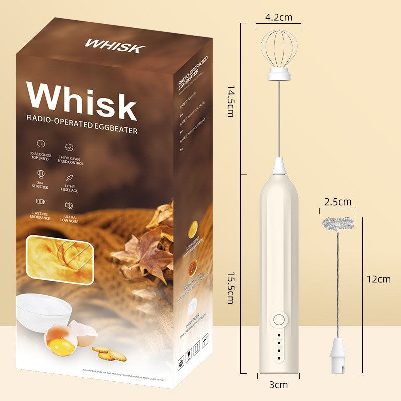 Premium Mini Milk Frother Handheld Coffee Home Baking Cream Foamer Milk Frother Electric Whisk