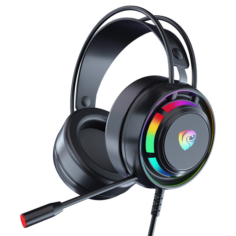 Cross-border PSH-300 computer game headset headset 7.1-channel e-sports with microphone wired subwoofer